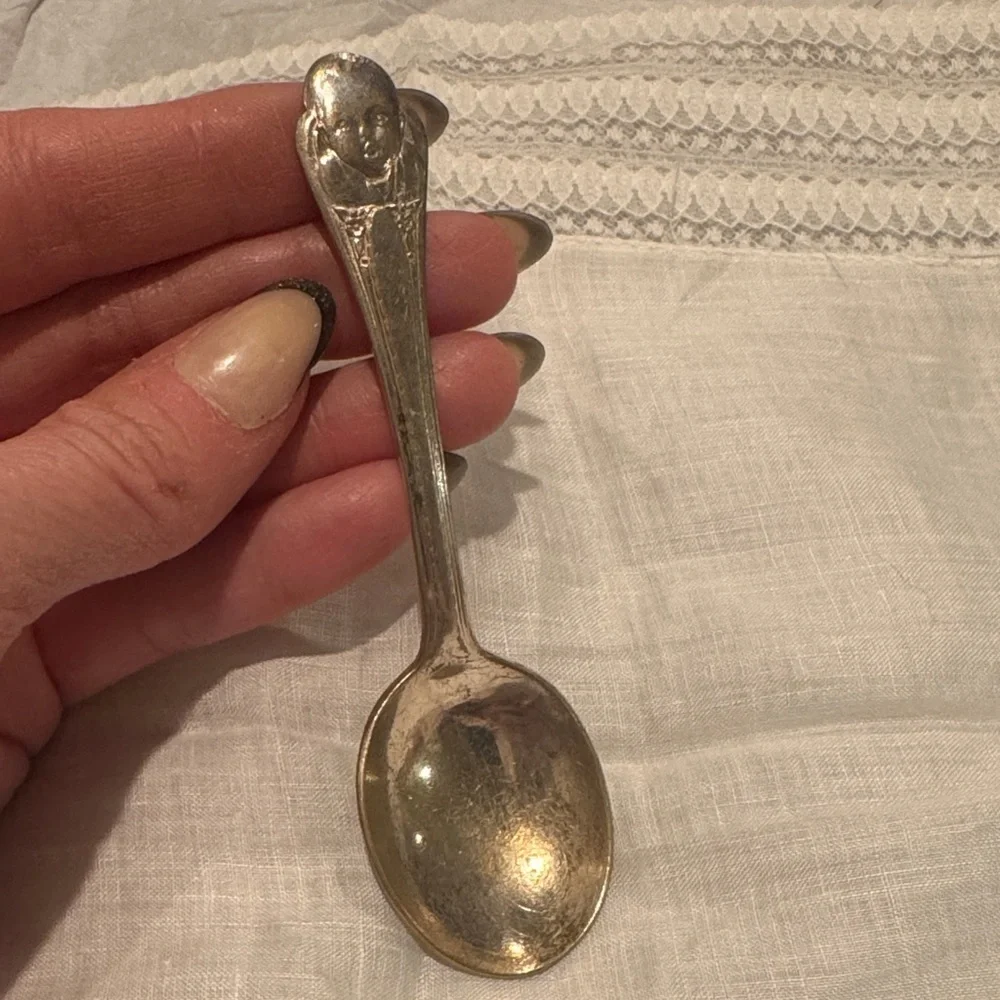 Vintage Silverplate Gerber Baby Spoon 4 1/2